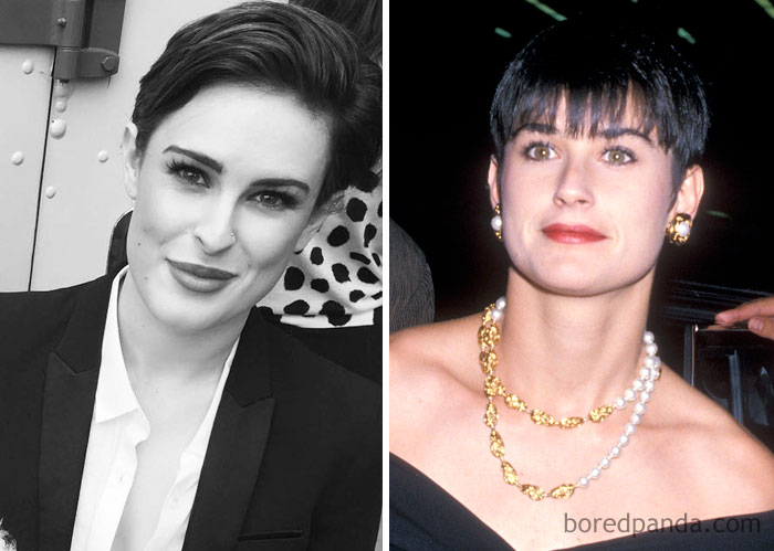 Rumer Willis And Demi Moore At Age 27
