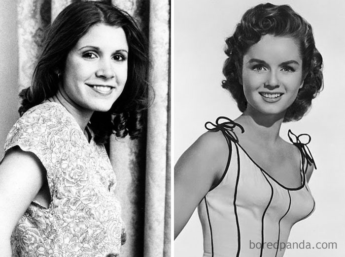 Carrie Fisher And Debbie Reynolds At Age 21