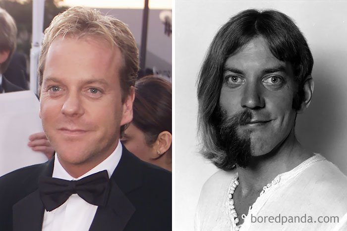 Kiefer Sutherland And Donald Sutherland At Age 35