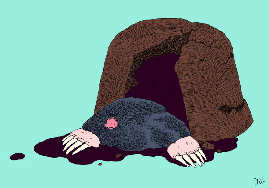 I Create Surreal Drawings That Combine Two Of My Favourite Things - Sweets And Animals