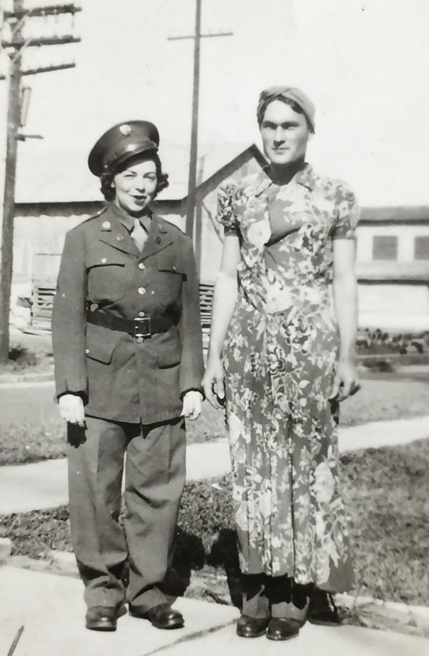My Grandparents Wearing Each Other's Clothes, 1943
