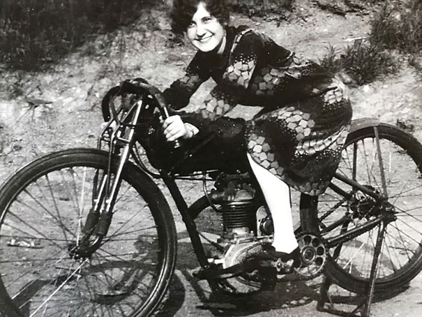My Grandmother On Her Harley In 1926