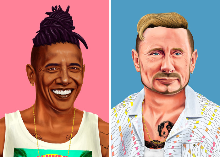 I Reimagine World’s Greatest Leaders As Hipsters
