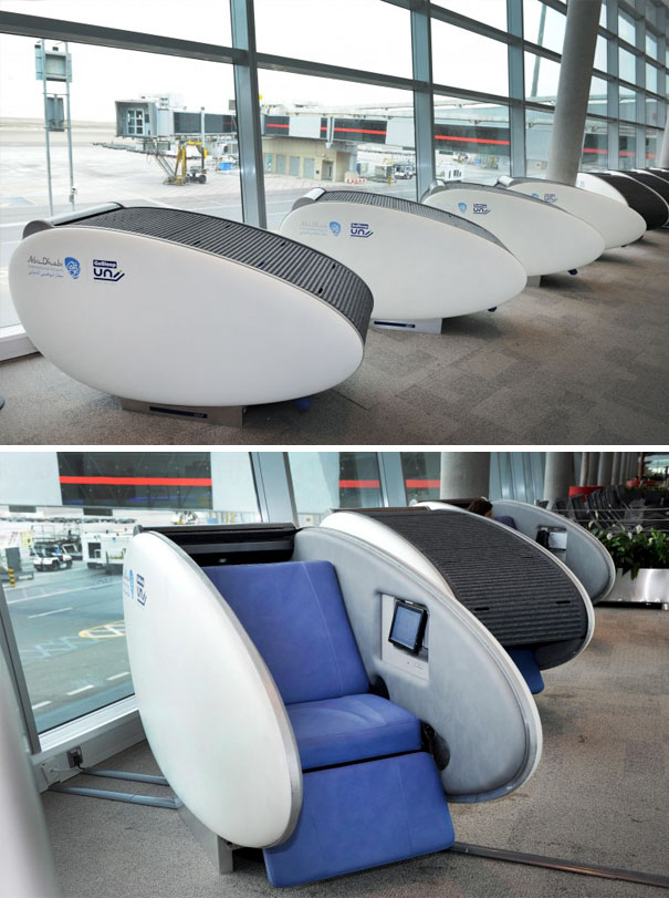 Gosleep Sleeping Pods At Abu Dhabi International Airport