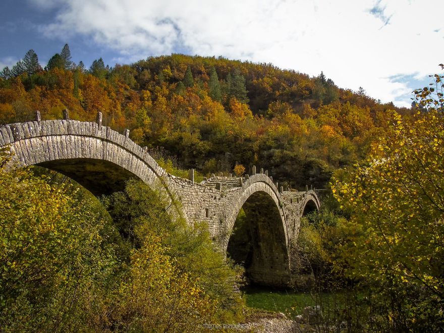 Kalogeriko Bridge, Ioannina. Built 1814