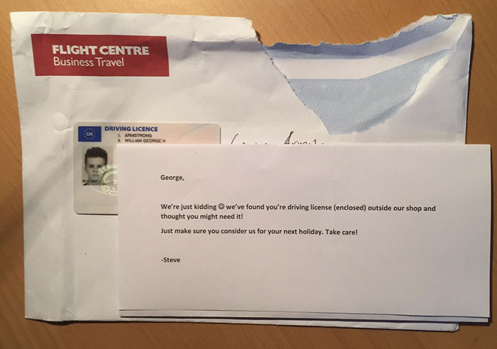 "So I Was Pretty Drunk The Other Night And I Lost My ID, Then This Turns Up Today..."