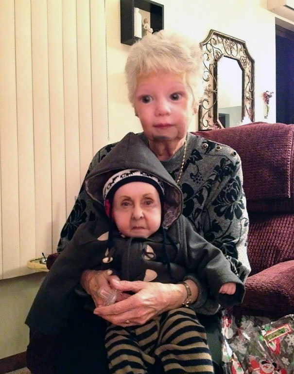 Grandma + Grandson = Creepy