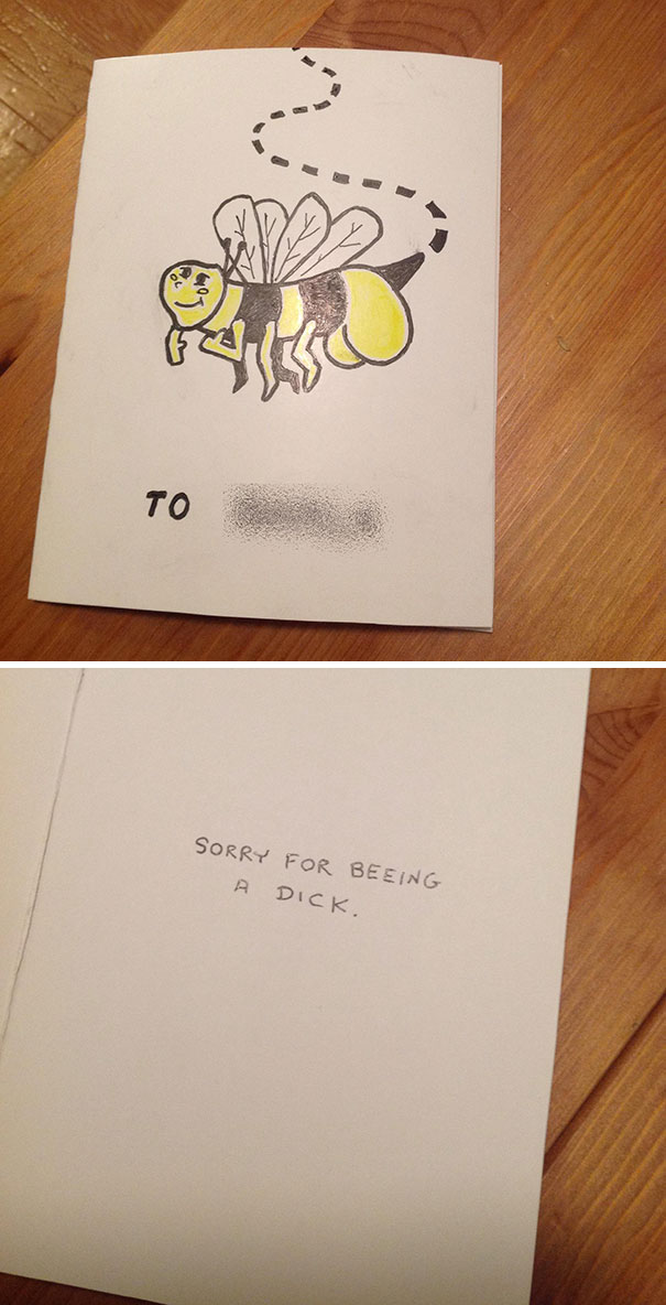 Being A Hopeless Romantic, I Decided To Make My Wife My Own Card