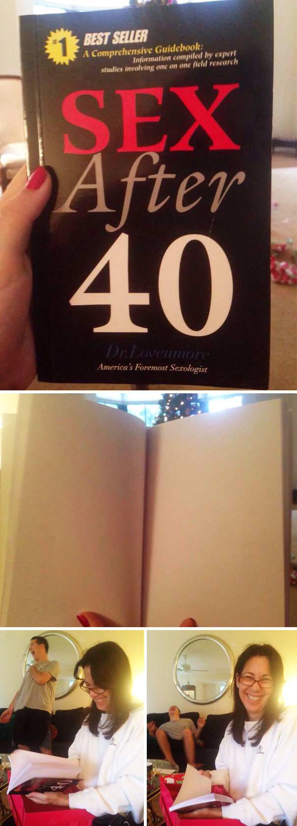 "Sex After 40" Book Prank