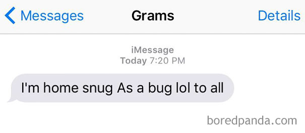 When Your Grandma Just Gets An Iphone And Thinks 'Lol' Means 'Lots Of Love'