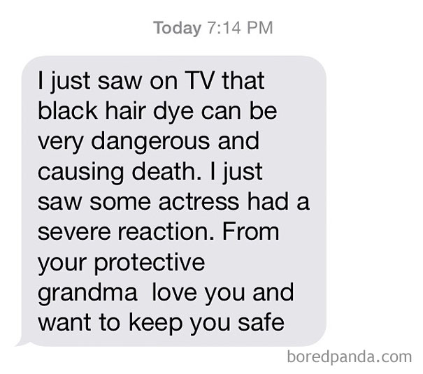 Grandma Is Just Keeping You Safe