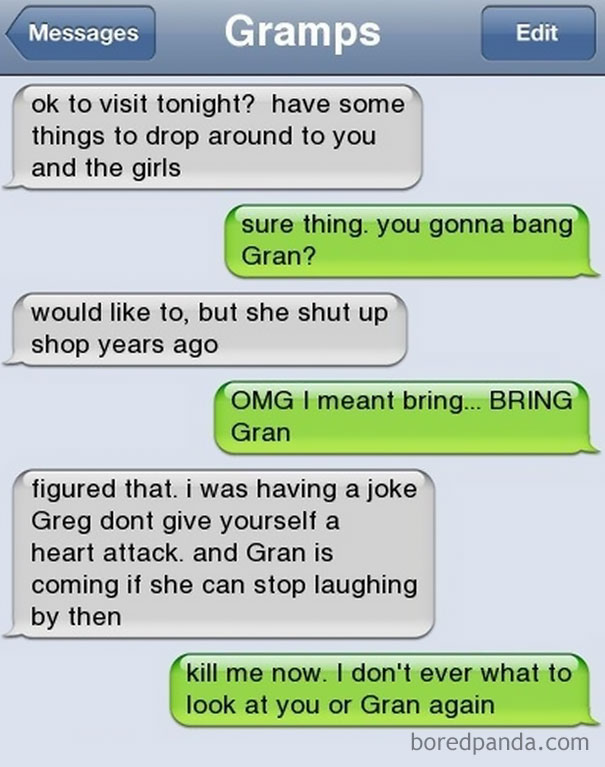 146 Times Grandparents Texts Made Everyone Die From Laughter | Bored Panda