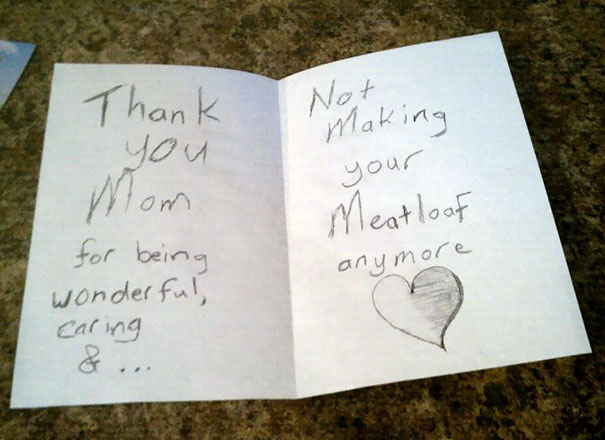 Friend's 5th Grade Son Made Her This Card On Mother's Day