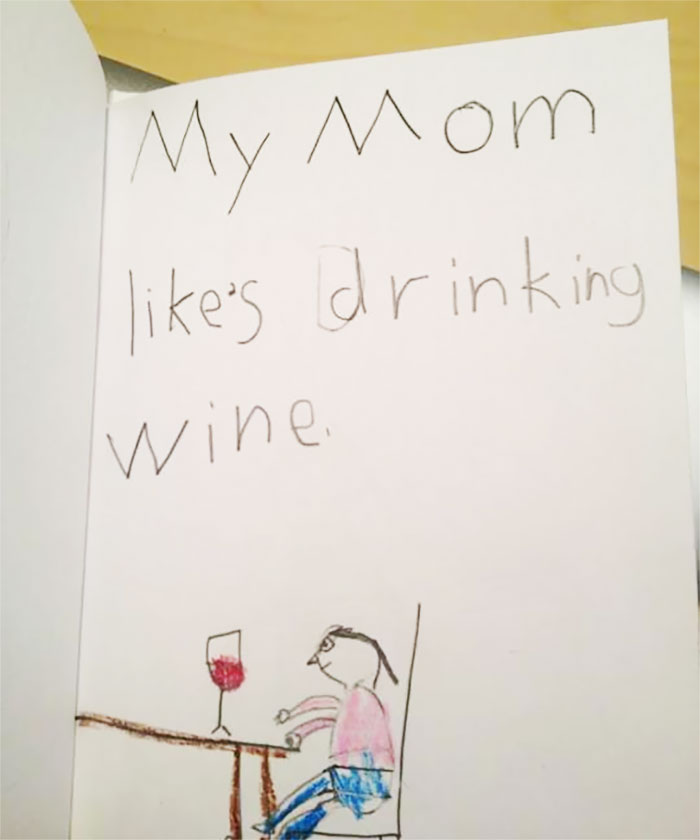 18 Times Kid Drawings Revealed Too Much About Their Parents