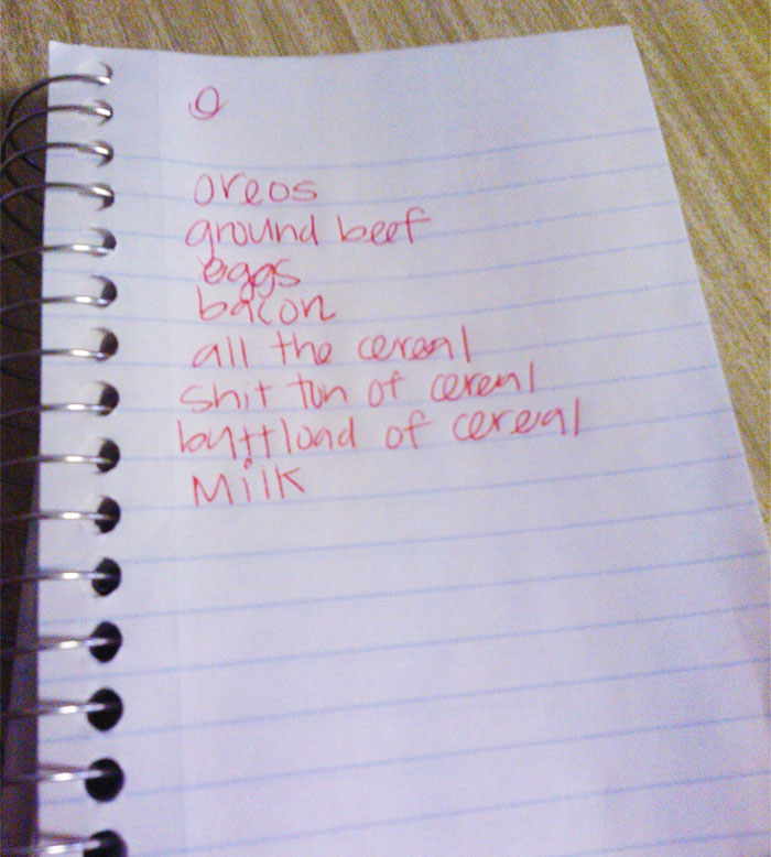 The Grocery List My Pregnant Wife Sent Me To The Store With