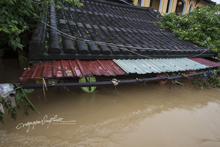 Flooding In Hoi An, The World Heritage Site Of Vietnam