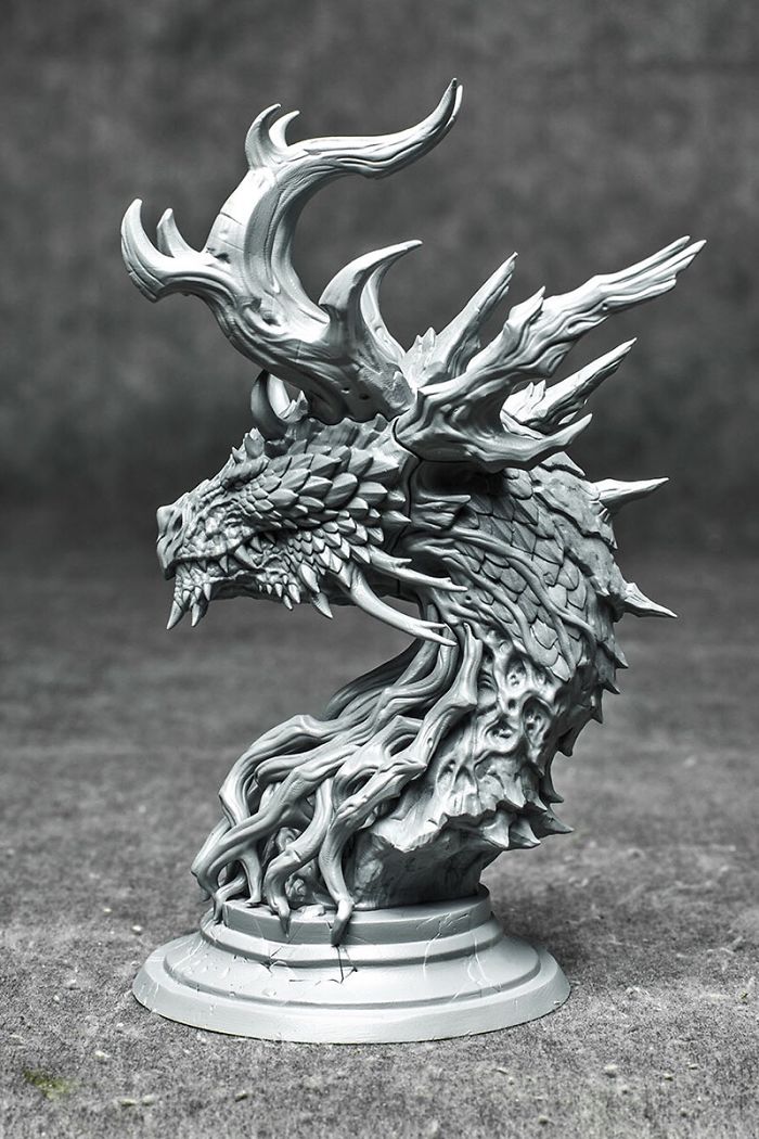 We Sculpted A Forest Dragon In Summer But Winter Came...