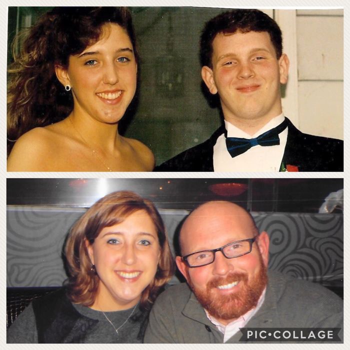 24 Years Have Flown By-Senior Prom 1991 Vs 20th Anniversary Dinner 2015.