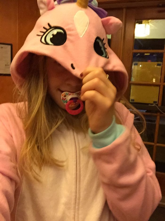 I Went As A Unicorn In A Onesie! (Sorry For The Bad Quality)
