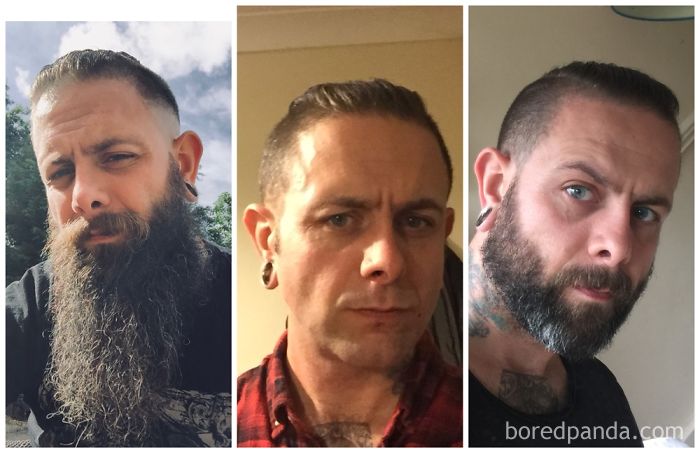 Just Over 2 Years Growth To Clean Shaven To How I Feel Confident.