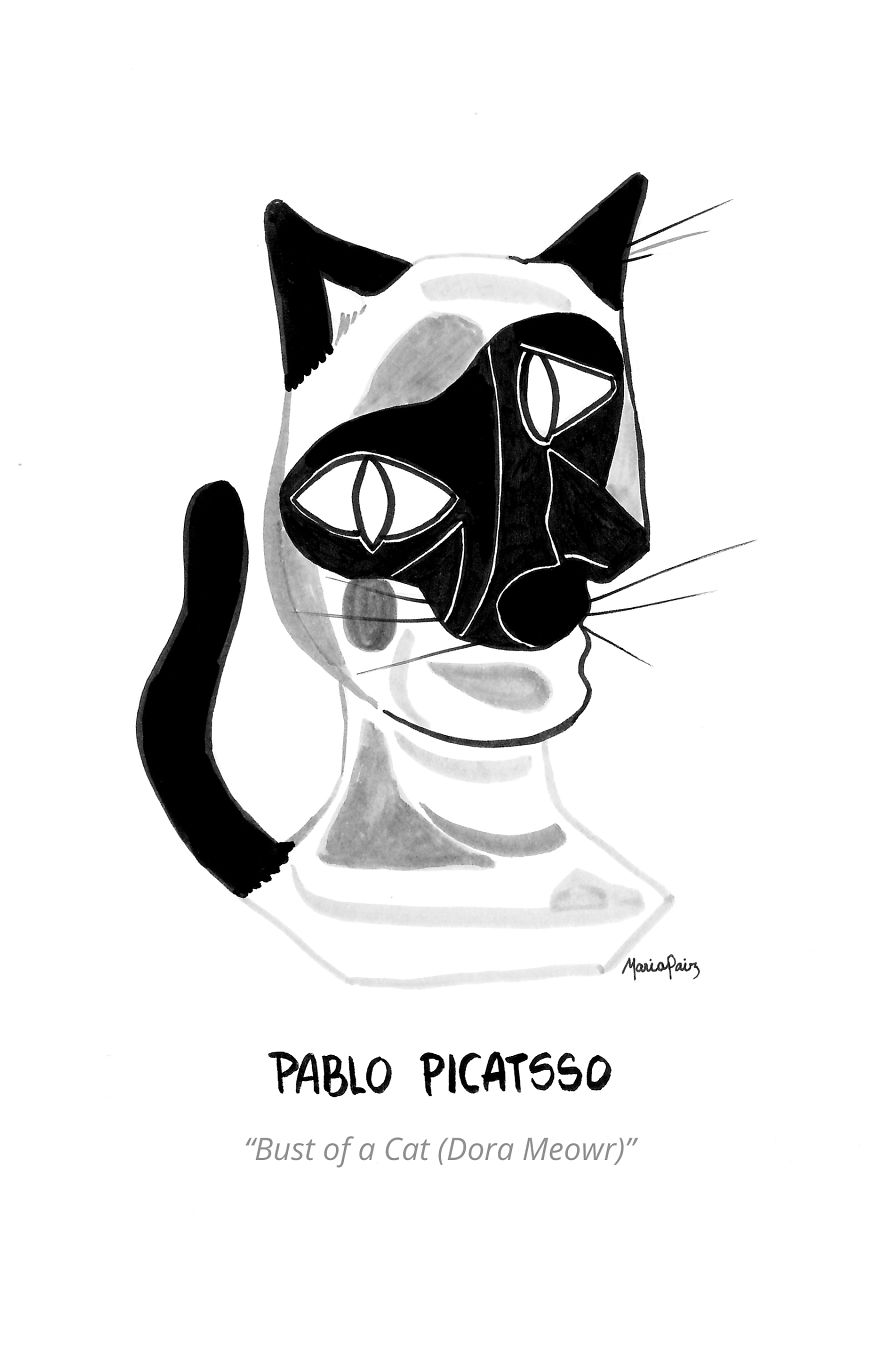 Pablo Picatsso's Bust Of A Cat (Dora Meowr)