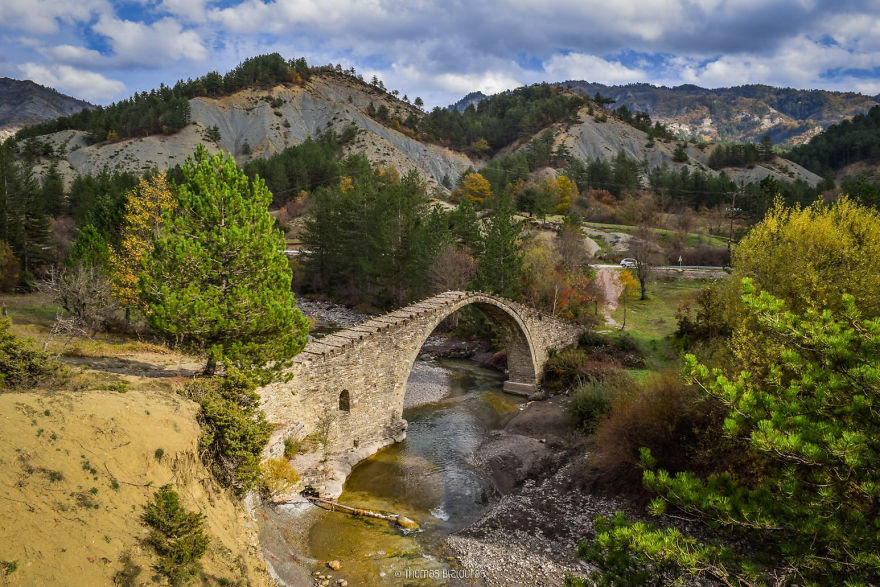 Koutsoubli Bridge, Kastoria. Built Around 1800