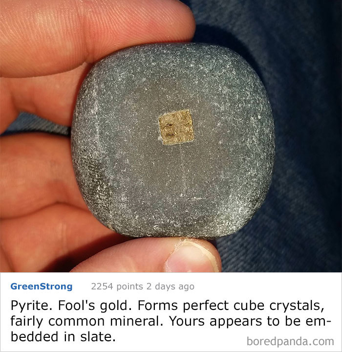 Odd Square Metal Imbedded In A Rock. What Is This Thing?