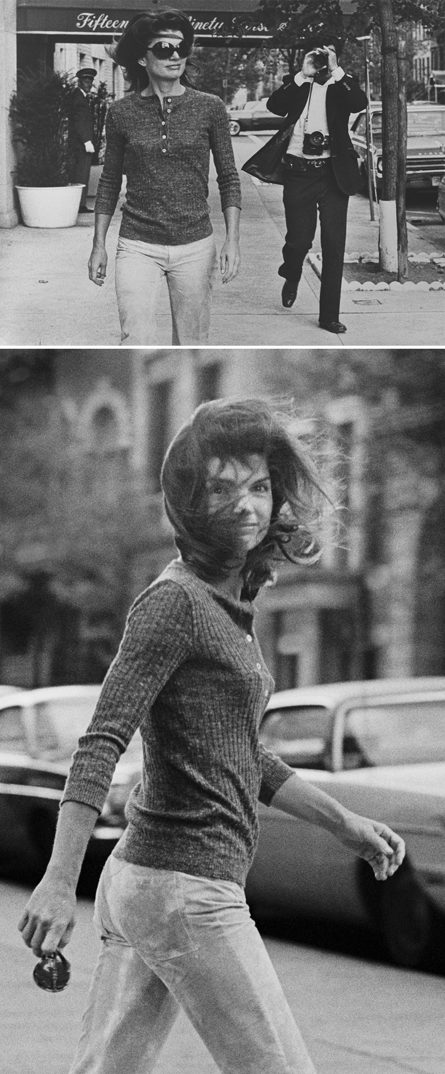 Jackie Kennedy Captured By A Celebrity Photographer While Walking Quietly On Madison Avenue In New York. October, 1971