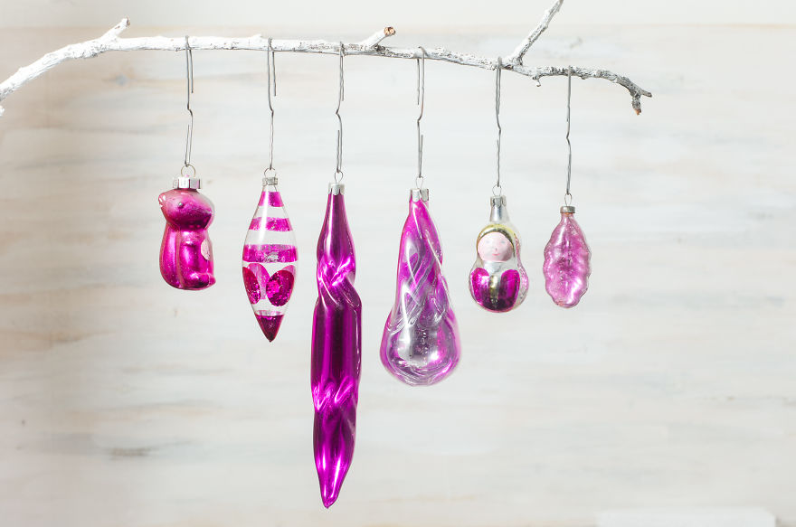 Vintage Ornaments For Real Christmas Spirit.