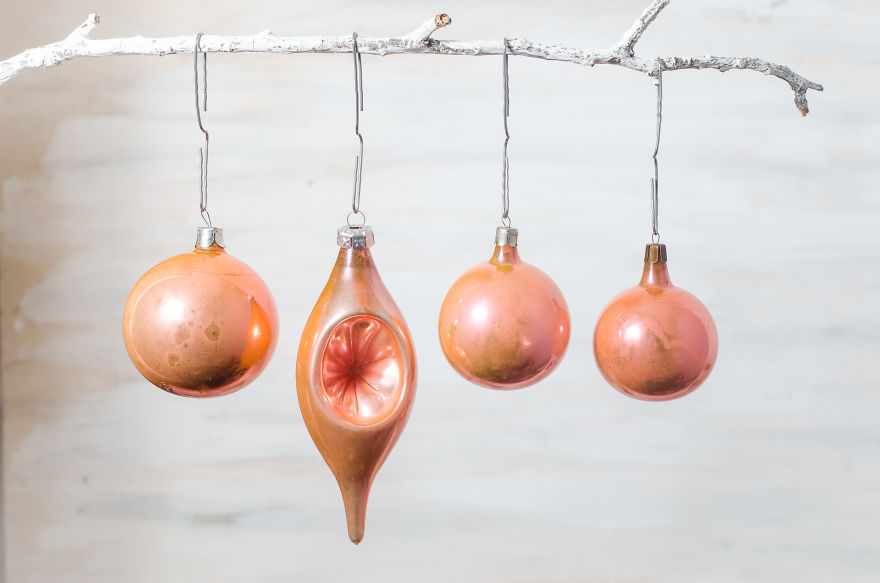 Vintage Ornaments For Real Christmas Spirit.
