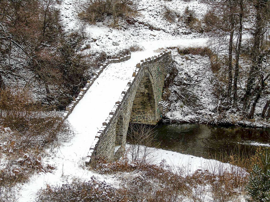 Stabekis Bridge, Grevena. Built 1850