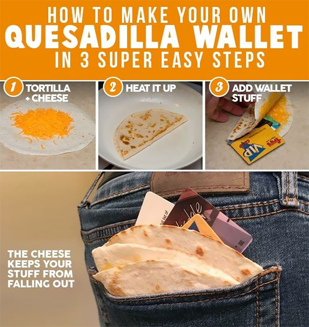 How To Make Your Own Quesadilla Wallet In 3 Super Easy Steps