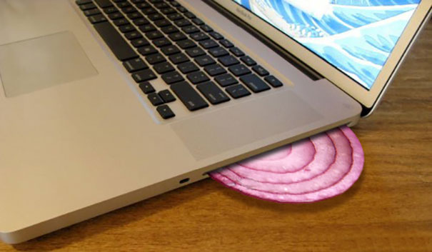 A Slice Of Red Onion In Your Dvd Drive Is An All-Natural Way Of Protecting Your Computer Against Viruses