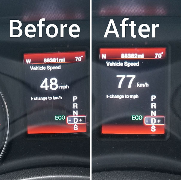 Make Your Car Almost Twice As Fast By Changing It From Mph To Kmh