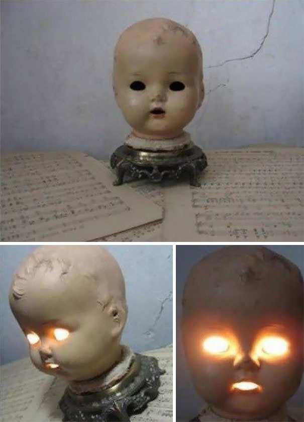 Don't Throw Out Old Doll Heads. You Can Turn Them Into Handy Night Lights For Your Kids