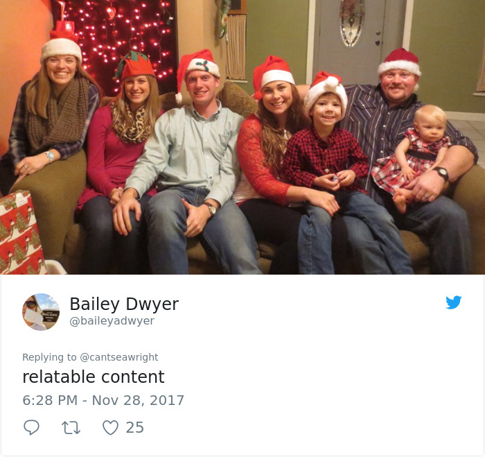 This Family's Christmas Card Goes Viral After People Notice One Savage Detail