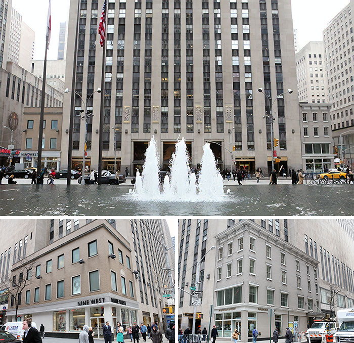 The Entire Rockefeller Plaza Complex Was Moved, Due To These Two Buildings Whose Owners Refused To Sell