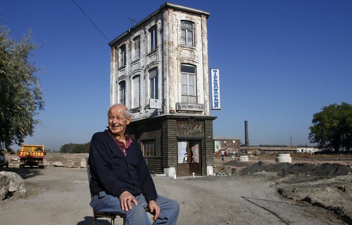 Although His Is The Only Standing Building In What Used To Be An Old Neighborhood Of Roubaix, In Northern France, Salah Oudjani Refuses To Sell The Coffee House He Has Worked In For The Last 46 Years