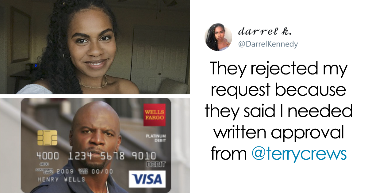 After Bank Denies Girl S Card With Terry Crews On It She Contacts Him Personally For Permission Here S How He Responds Bored Panda,Porsche Design Eyeglasses Frame