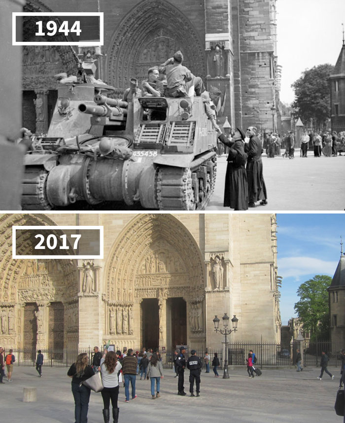 Notre-Dame, Paris, France, 1944 - 2017