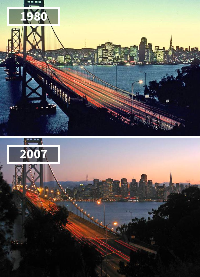 San Francisco–Oakland Bay Bridge, California, 1980 - 2007