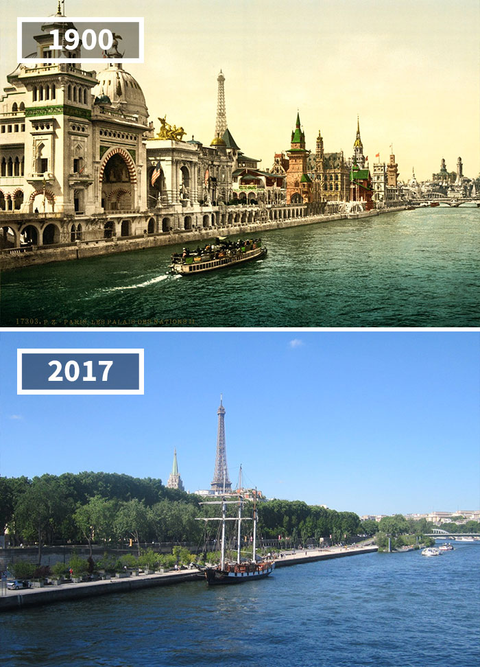 Quai Des Nations, Paris, France, 1900 - 2017