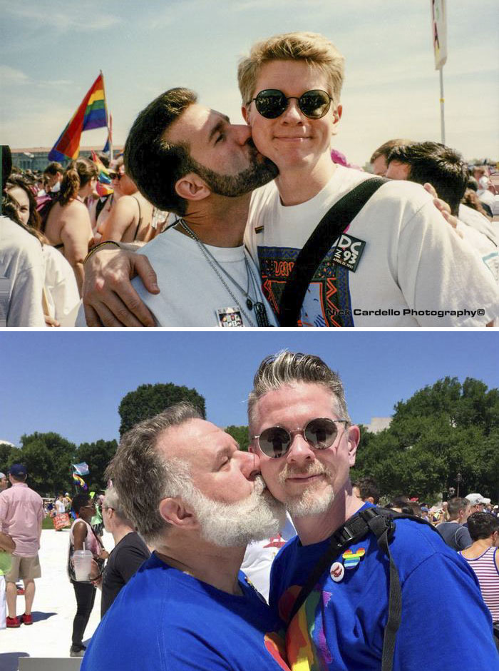 This Gay Couple Who Was Told Their Love Was “Just A Phase” Recreated Their Pride Photo 25 Years Later