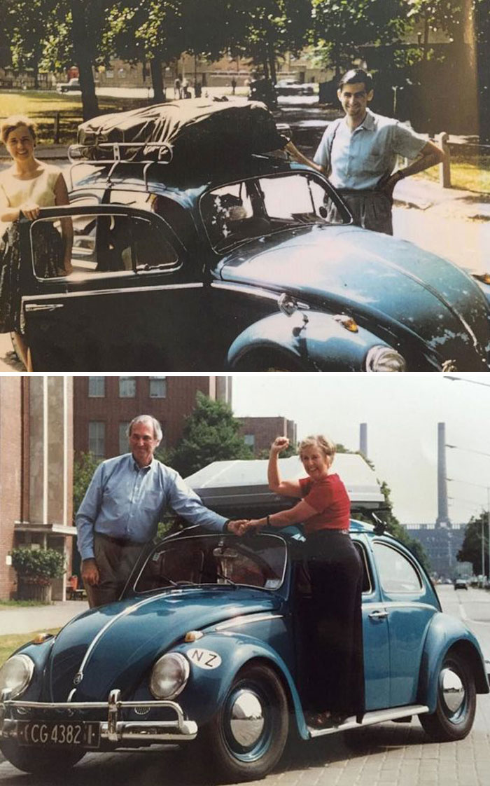 My Grandparents Travelled The World With Volkswagen Beetle In 1961. They Did It Again 35 Years Later, With The Same Beetle And Wrote A Book About It. They Inspire Me