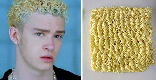 Justin Timberlake's Hair Used To Look Like Ramen Noodles