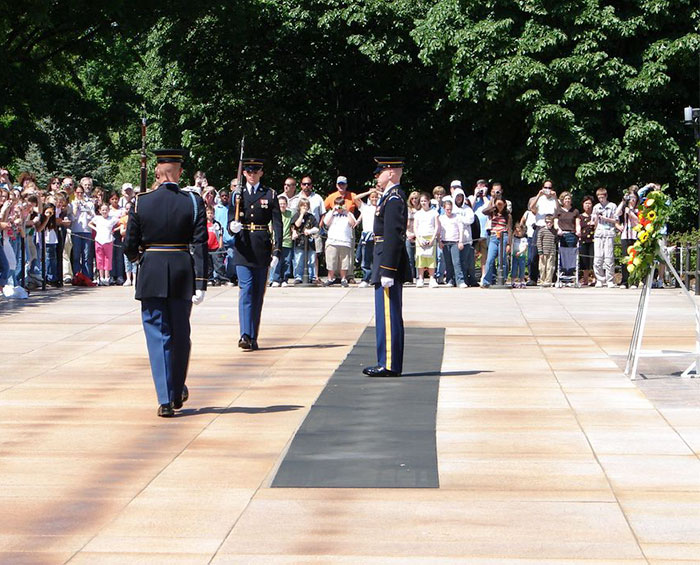 The 21 Steps At The Tomb Of The Unknown Soldier