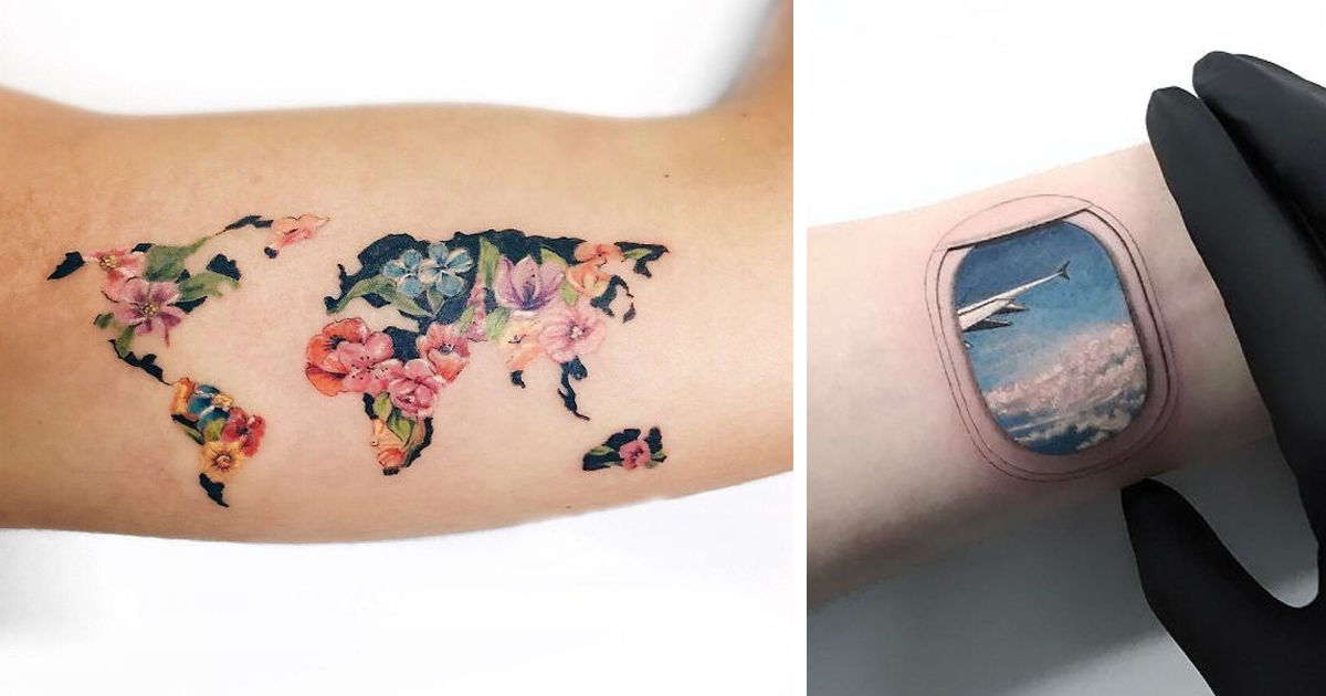 128 Travel Tattoo Ideas That'll Give You Wanderlust | Bored Panda