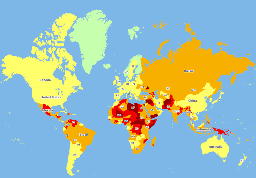 World’s Most Dangerous Countries Revealed, And It May Change Your Travel Plans