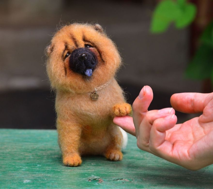 The Cutest Felted Dogs In The World