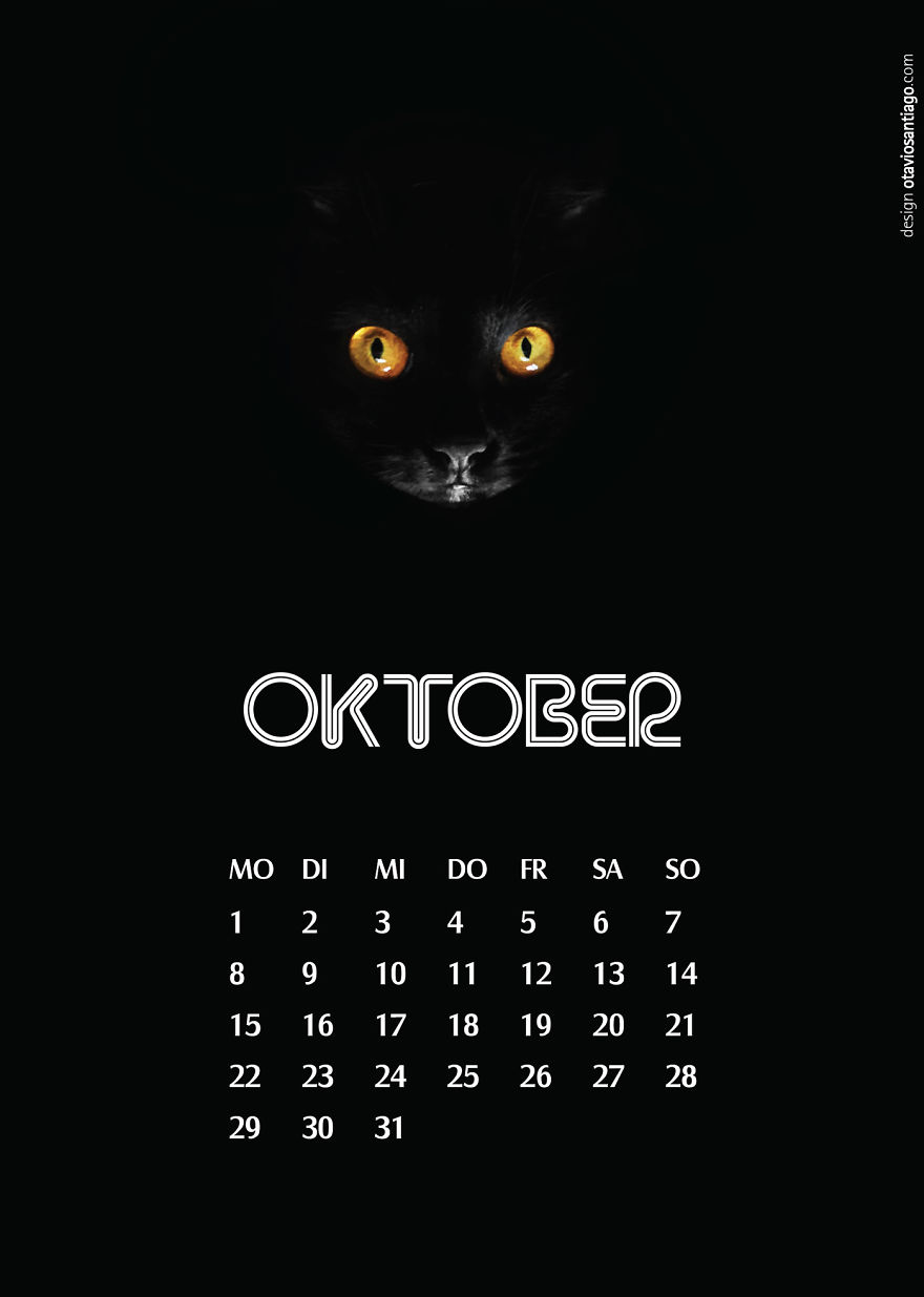 This Calendar From Berlin Depicts The Love Story Of Two Cats